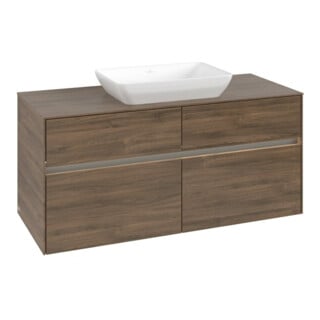 V&B Waschtischunterschrank Collaro 120x54,8x50cm, WT mi, LED 8,8 W, Ar Oa