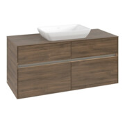 V&B Waschtischunterschrank Collaro 120x54,8x50cm, WT mi, LED 8,8 W, Ar Oa