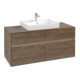 V&B Waschtischunterschrank Collaro 120x54,8x50cm, WT mi, LED 8,8 W, Ar Oa-1