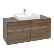 V&B Waschtischunterschrank Collaro 120x54,8x50cm, WT mi, LED 8,8 W, Ar Oa
