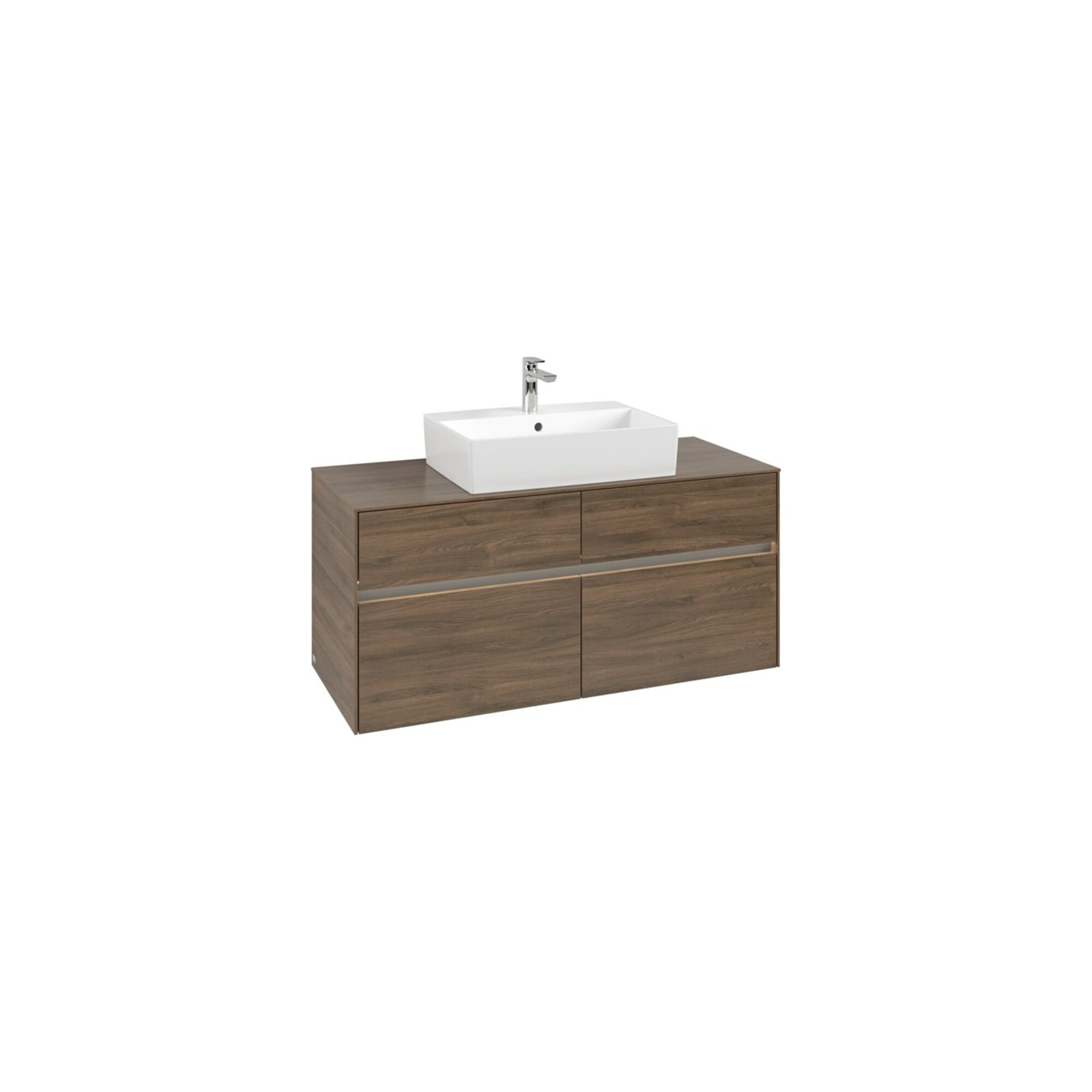 V&B Waschtischunterschrank Collaro 120x54,8x50cm, WT mi, LED 8,8 W, Ar Oa ; Villeroy & Boch