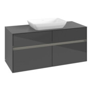 V&B Waschtischunterschrank Collaro 120x54,8x50cm, WT mi, LED 8,8 W, glo Gr