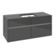 V&B Waschtischunterschrank Collaro 120x54,8x50cm, WT mi, LED 8,8 W, glo Gr-3