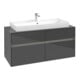 V&B Waschtischunterschrank Collaro 120x54,8x50cm, WT mi, LED 8,8 W, glo Gr-4