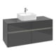 V&B Waschtischunterschrank Collaro 120x54,8x50cm, WT mi, LED 8,8 W, glo Gr-1