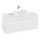 V&B Waschtischunterschrank Collaro 120x54,8x50cm, WT mi, LED 8,8 W, glo wh.-1
