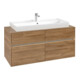 V&B Waschtischunterschrank Collaro 120x54,8x50cm, WT mi, LED 8,8 W, Kan Oa-1