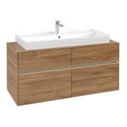 V&B Waschtischunterschrank Collaro 120x54,8x50cm, WT mi, LED 8,8 W, Kan Oa