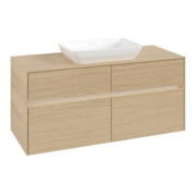 V&B Waschtischunterschrank Collaro 120x54,8x50cm, WT mi, LED 8,8 W, Nord Oa