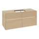 V&B Waschtischunterschrank Collaro 120x54,8x50cm, WT mi, LED 8,8 W, Nord Oa-3