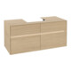 V&B Waschtischunterschrank Collaro 120x54,8x50cm, WT mi, LED 8,8 W, Nord Oa-1