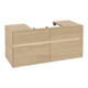V&B Waschtischunterschrank Collaro 120x54,8x50cm, WT mi, LED 8,8 W, Nord Oa-1