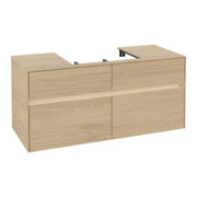 V&B Waschtischunterschrank Collaro 120x54,8x50cm, WT mi, LED 8,8 W, Nord Oa