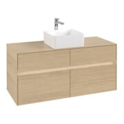 V&B Waschtischunterschrank Collaro 120x54,8x50cm, WT mi, LED 8,8 W, Nord Oa-4