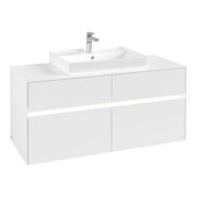 V&B Waschtischunterschrank Collaro 120x54,8x50cm, WT mi, LED 8,8 W, wh. ma-3