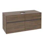 V&B Waschtischunterschrank Collaro 120x54,8x50cm, WT mittig, Arizona Oak-3
