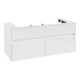 V&B Waschtischunterschrank Collaro 120x54,8x50cm, WT mittig, glossy white-1