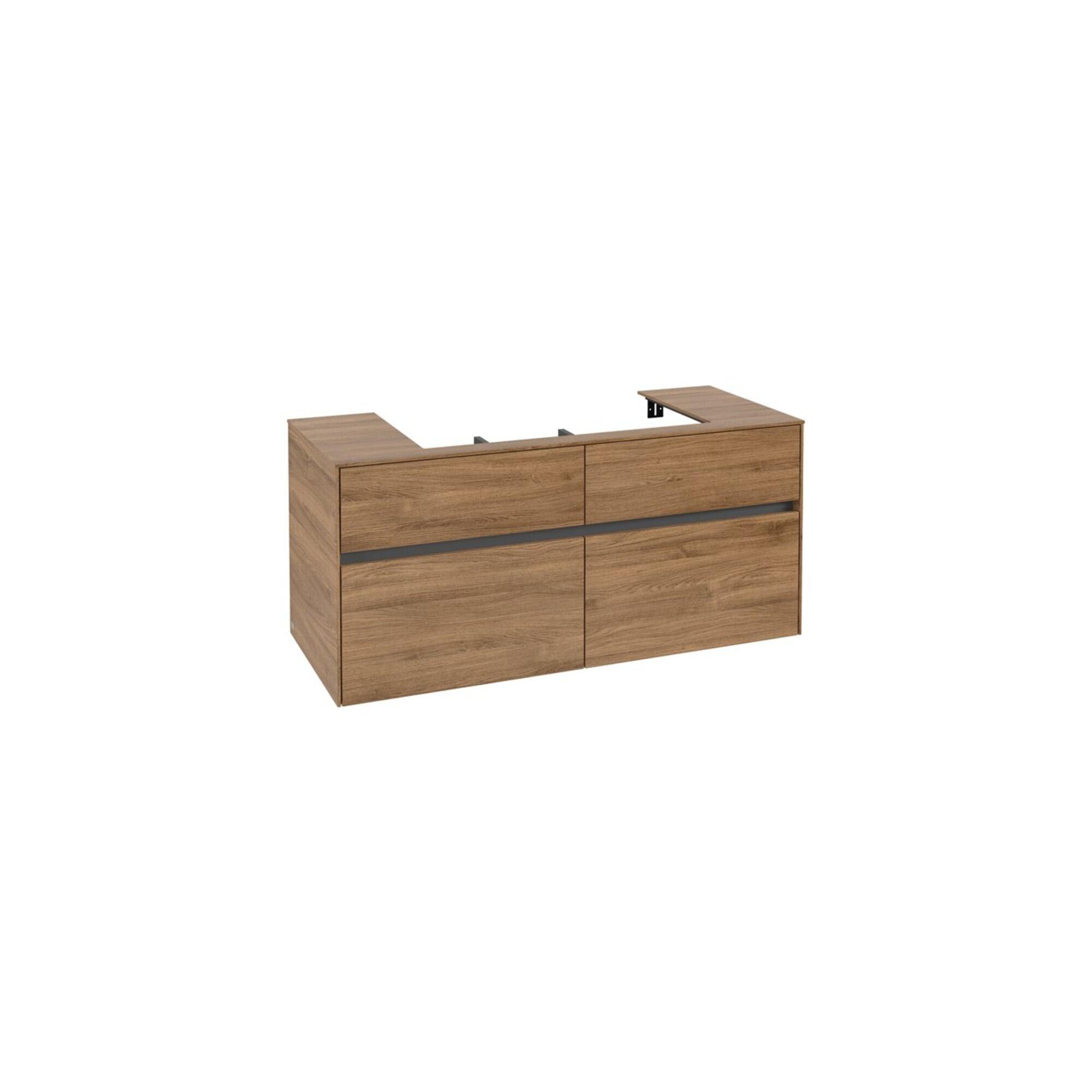 V&B Waschtischunterschrank Collaro 120x54,8x50cm, WT mittig, kansas oak ; Villeroy & Boch
