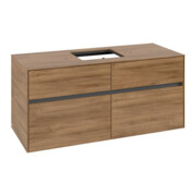 V&B Waschtischunterschrank Collaro 120x54,8x50cm, WT mittig, kansas oak