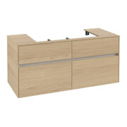 V&B Waschtischunterschrank Collaro 120x54,8x50cm, WT mittig, nordic oak