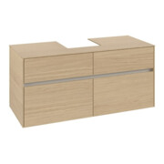 V&B Waschtischunterschrank Collaro 120x54,8x50cm, WT mittig, nordic oak