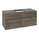 V&B Waschtischunterschrank Collaro 120x54,8x50cm, WT mittig, stone oak-1