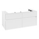 V&B Waschtischunterschrank Collaro 120x54,8x50cm, WT mittig, white matt-1