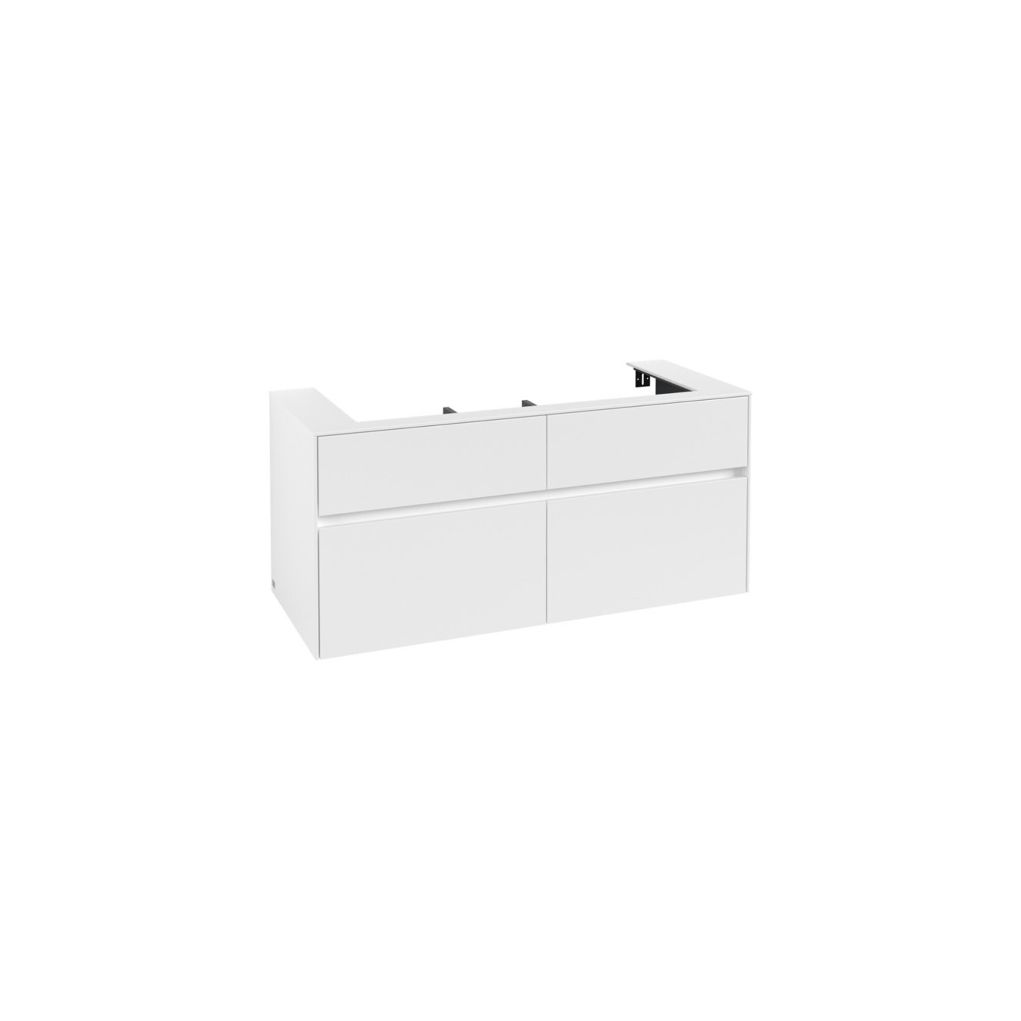 V&B Waschtischunterschrank Collaro 120x54,8x50cm, WT mittig, white matt ; Villeroy & Boch