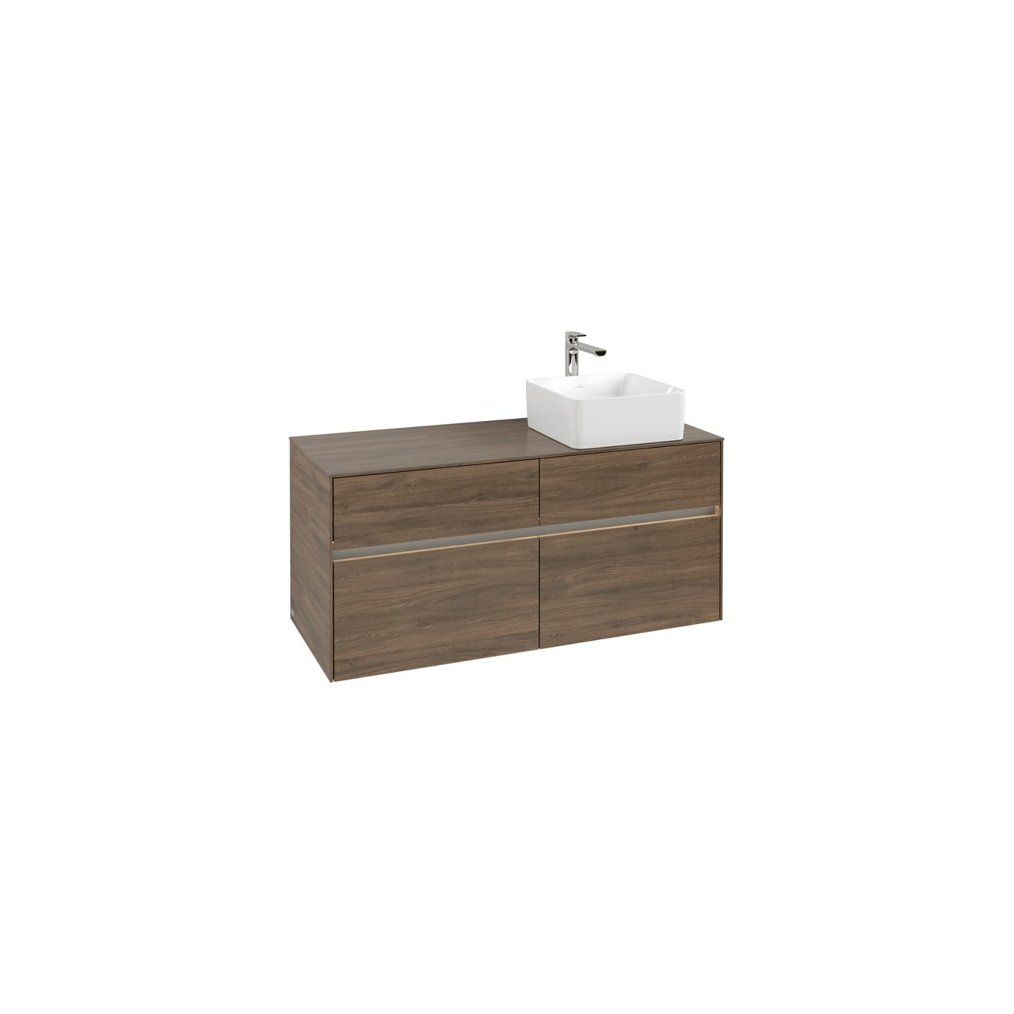 V&B Waschtischunterschrank Collaro 120x54,8x50cm, WT r, LED 8,8 W, Ariz. Oa ; Villeroy & Boch