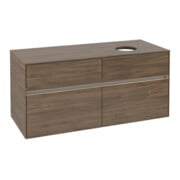 V&B Waschtischunterschrank Collaro 120x54,8x50cm, WT r, LED 8,8 W, Ariz. Oa-3