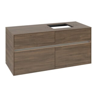 V&B Waschtischunterschrank Collaro 120x54,8x50cm, WT r, LED 8,8 W, Ariz. Oa