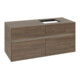 V&B Waschtischunterschrank Collaro 120x54,8x50cm, WT r, LED 8,8 W, Ariz. Oa-1
