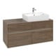 V&B Waschtischunterschrank Collaro 120x54,8x50cm, WT r, LED 8,8 W, Ariz. Oa-3