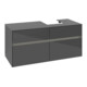 V&B Waschtischunterschrank Collaro 120x54,8x50cm, WT r, LED 8,8 W, glo Gr-3
