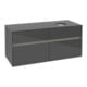 V&B Waschtischunterschrank Collaro 120x54,8x50cm, WT r, LED 8,8 W, glo Gr-4