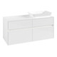 V&B Waschtischunterschrank Collaro 120x54,8x50cm, WT r, LED 8,8 W, glo wh.-1