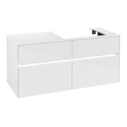 V&B Waschtischunterschrank Collaro 120x54,8x50cm, WT r, LED 8,8 W, glo wh.-3