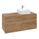 V&B Waschtischunterschrank Collaro 120x54,8x50cm, WT r, LED 8,8 W, Kan Oa-1