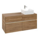 V&B Waschtischunterschrank Collaro 120x54,8x50cm, WT r, LED 8,8 W, Kan Oa-4
