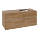 V&B Waschtischunterschrank Collaro 120x54,8x50cm, WT r, LED 8,8 W, Kan Oa-1