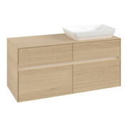 V&B Waschtischunterschrank Collaro 120x54,8x50cm, WT r, LED 8,8 W, Nord Oa