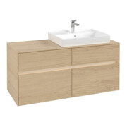 V&B Waschtischunterschrank Collaro 120x54,8x50cm, WT r, LED 8,8 W, Nord Oa-3