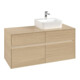 V&B Waschtischunterschrank Collaro 120x54,8x50cm, WT r, LED 8,8 W, Nord Oa-1