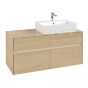V&B Waschtischunterschrank Collaro 120x54,8x50cm, WT r, LED 8,8 W, Nord Oa-3