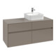 V&B Waschtischunterschrank Collaro 120x54,8x50cm, WT r, LED 8,8 W, so gre.