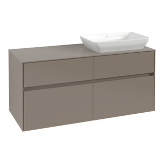 V&B Waschtischunterschrank Collaro 120x54,8x50cm, WT r, LED 8,8 W, so gre.