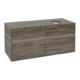 V&B Waschtischunterschrank Collaro 120x54,8x50cm, WT r, LED 8,8 W, st. Oa-1