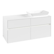 V&B Waschtischunterschrank Collaro 120x54,8x50cm, WT r, LED 8,8 W, wh. ma-3