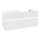 V&B Waschtischunterschrank Collaro 120x54,8x50cm, WT r, LED 8,8 W, wh. ma-1