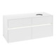 V&B Waschtischunterschrank Collaro 120x54,8x50cm, WT r, LED 8,8 W, wh. ma-1